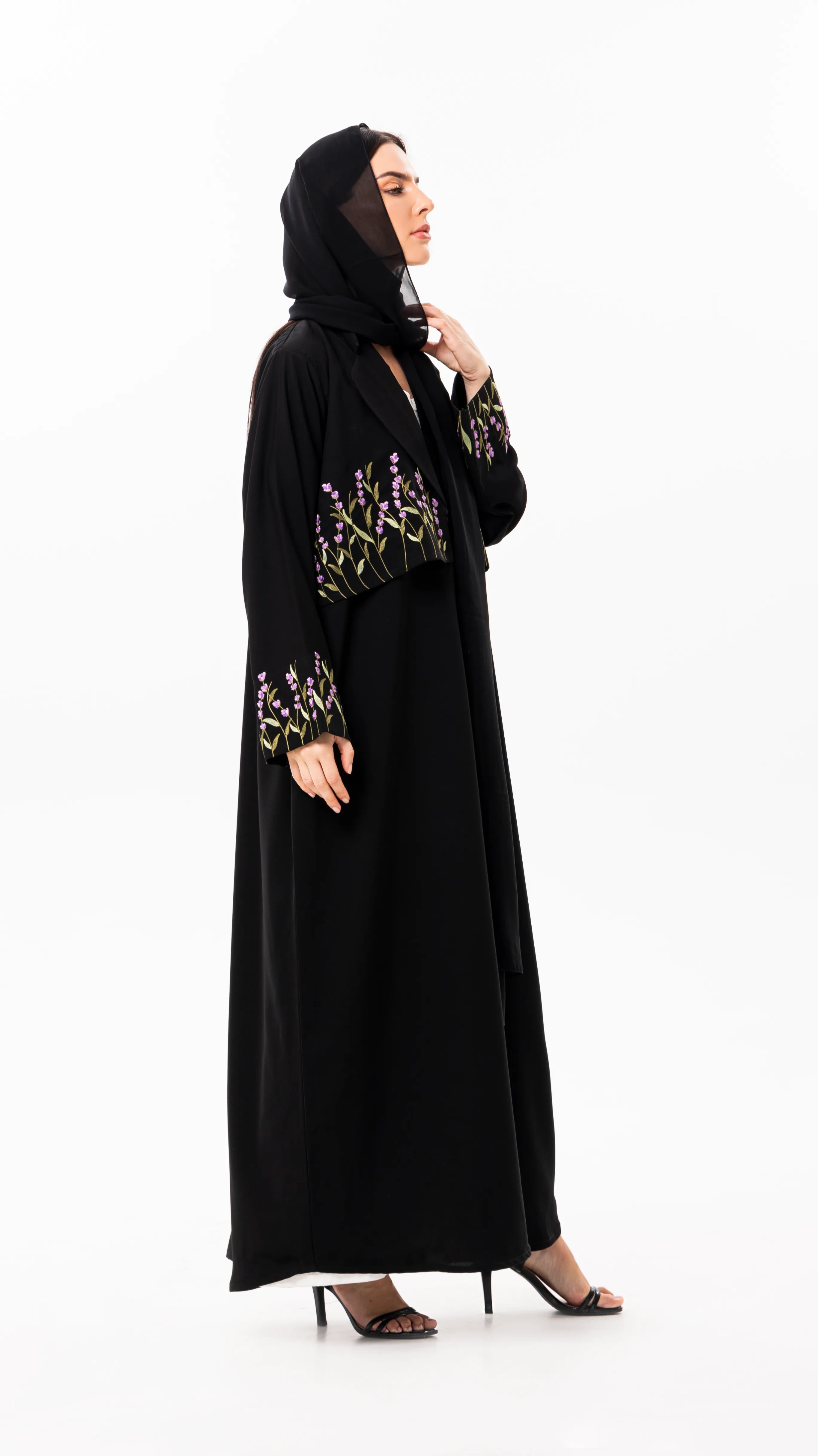 Lavender Bloom in black