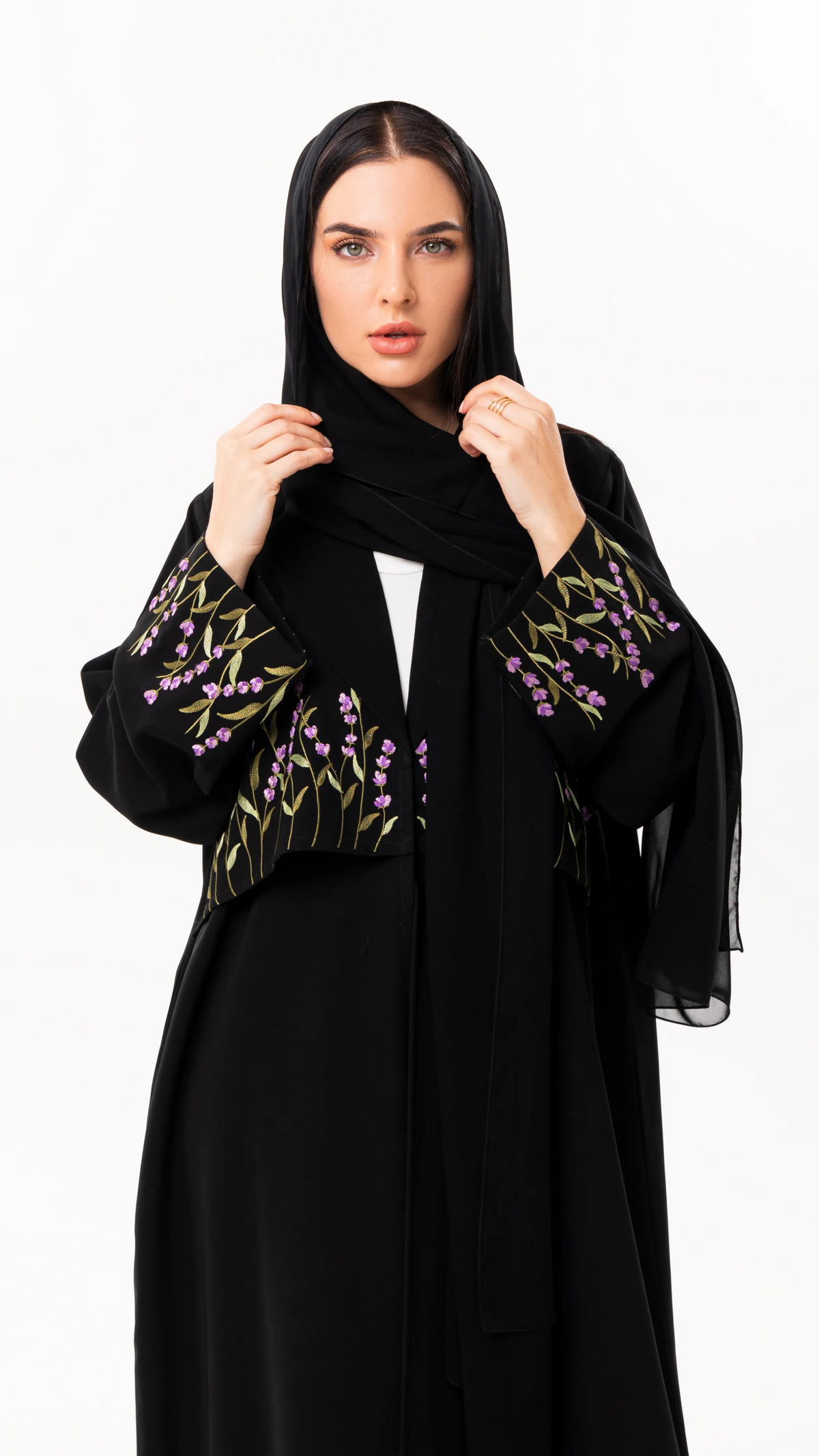 Lavender Bloom in black