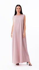 Under abaya dress - Pink sleeveless