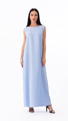 Under abaya dress - Light Blue sleeveless