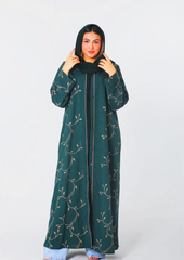 Al Oud Abaya Dark Green