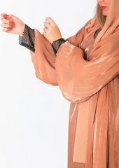 Rovana Abaya Tow Pieces In Bronze