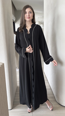 Curves Abaya - Black