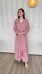 Ramadan Abaya - Dark Pink