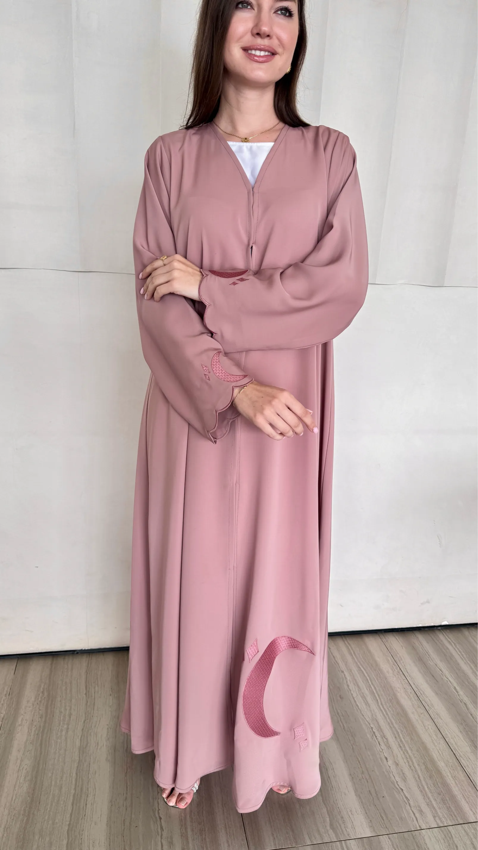 Ramadan Abaya - Dark Pink