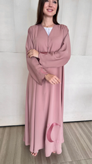 Ramadan Abaya - Dark Pink