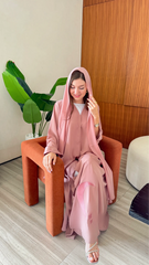 Ramadan Abaya - Dark Pink